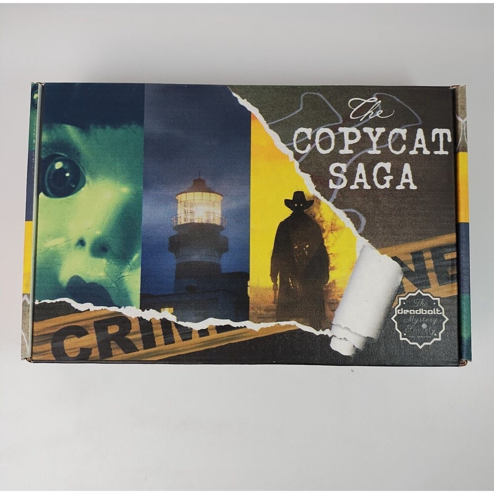 The Deadbolt Mystery Society - The Copycat Saga Murder Mystery Box, Complete